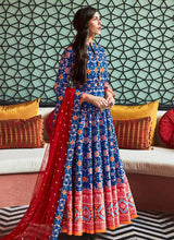 Load image into Gallery viewer, shop Traditional look multi color silk base designer anarkali suit
