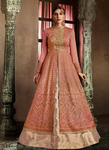 Load image into Gallery viewer, spectacular silk base heavy Zari worked designer Pakistani suit
