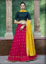 Load image into Gallery viewer, Fascinating Rani Pink color Georgette base Lehenga Choli
