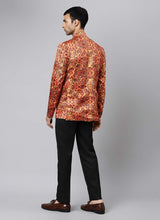 Load image into Gallery viewer, Shop Printed Pattern Regular Fit Yellow Color Charismatic Look Jodhpuri Suit
