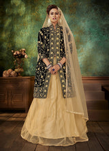 Load image into Gallery viewer, Beige Color Soft Net Material Lehenga Choli With Dori Work
