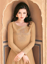Load image into Gallery viewer, buy Ravishing Burly wood color Georgette base Stone work Gown
