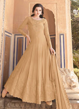 Load image into Gallery viewer, Ravishing Burly wood color Georgette base Stone work Gown
