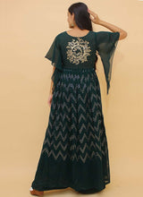 Load image into Gallery viewer, Buy now Enchanting Look Georgette Fabric Black Color Anarkali Salwar Suit
