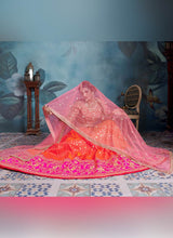 Load image into Gallery viewer, Buy Gorgeous Red Sequin And Raw Silk Base Panelled Bridal Lehenga Choli
