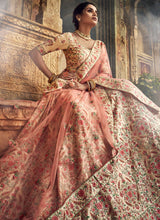 Load image into Gallery viewer, buy Exceptional Cream Color Art Silk Base Lehenga Choli for Wedding

