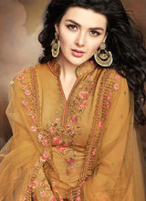 Load image into Gallery viewer, buy amazing partywear designer silk base palazzo suit
