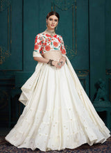 Load image into Gallery viewer, Shop Trendy White Designer Georgette Base Sequins Work Lehenga Choli

