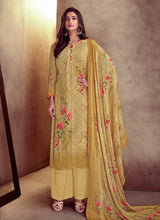 Load image into Gallery viewer, Gorgeous Cotton base Yellow Color Palazzo salwar suit
