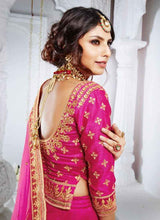 Load image into Gallery viewer, Buy rani color Bridal Look lehenga Choli with matching blouse
