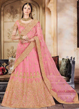 Load image into Gallery viewer, Peach Color Decent Look Heavy work lehenga choli
