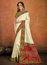Load image into Gallery viewer, amazing weddingwear multi colored heavy work saree

