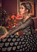 Load image into Gallery viewer, Shop Attractive Black color Embroidery Work Anarkali Suit With Dupatta Set
