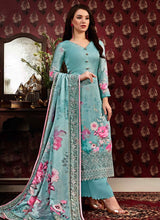 Load image into Gallery viewer, lovable light green designer party wear salwar suit
