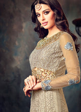 Load image into Gallery viewer, buy Gorgeous grey heavily embellished designer Pakistani suit
