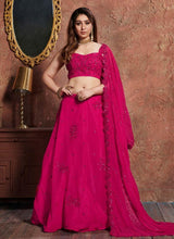 Load image into Gallery viewer, precious purple colored heavy work embroidered lehenga choli
