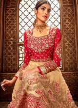 Load image into Gallery viewer, Book Pink and beige anarkali salwar suit
