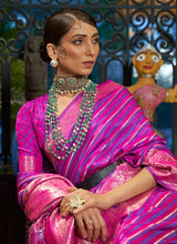 Load image into Gallery viewer, Buy Half Sleeves Purple Color Silk Weaving Saree
