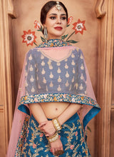 Load image into Gallery viewer, Magnificent Blue Colored Art Silk base Lehenga Choli
